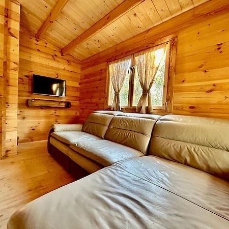 Chalet Bois Jacuzzi Bessan Exterior foto