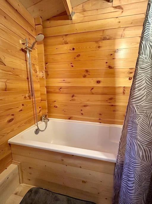 Chalet Bois Jacuzzi Bessan Exterior foto